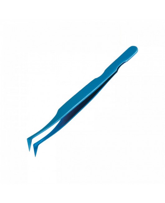 Blue Titanium Tweezers