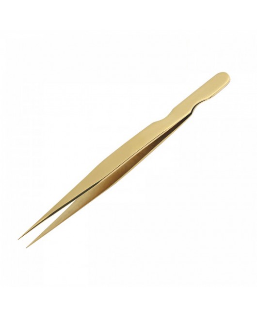 Gold titanium tweezers