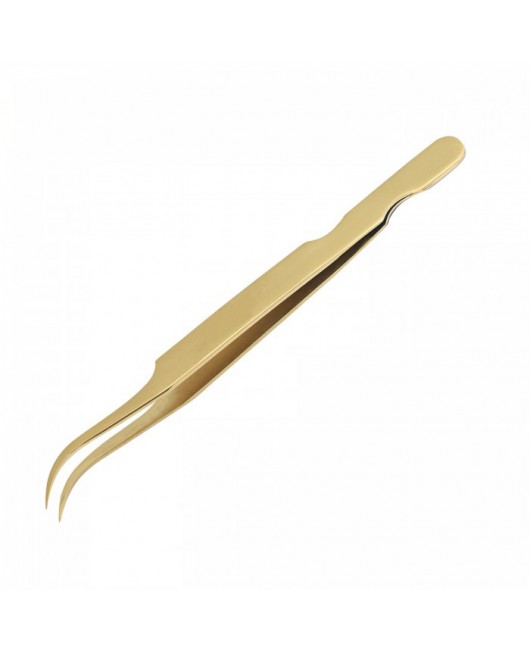 Gold titanium tweezers