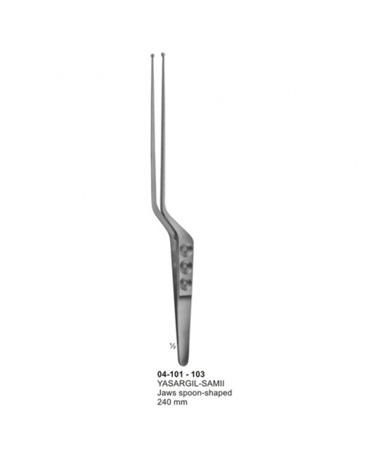 Forceps for grasping tissue,-tumors etc