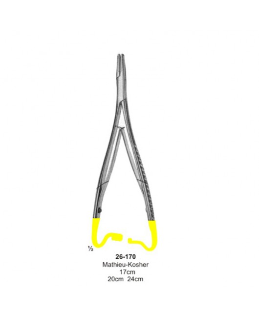 Needle holders with Tungsten Carbide Inserts