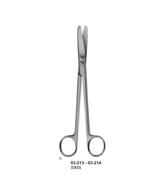 Scissors for deep operation and for Gynaecology