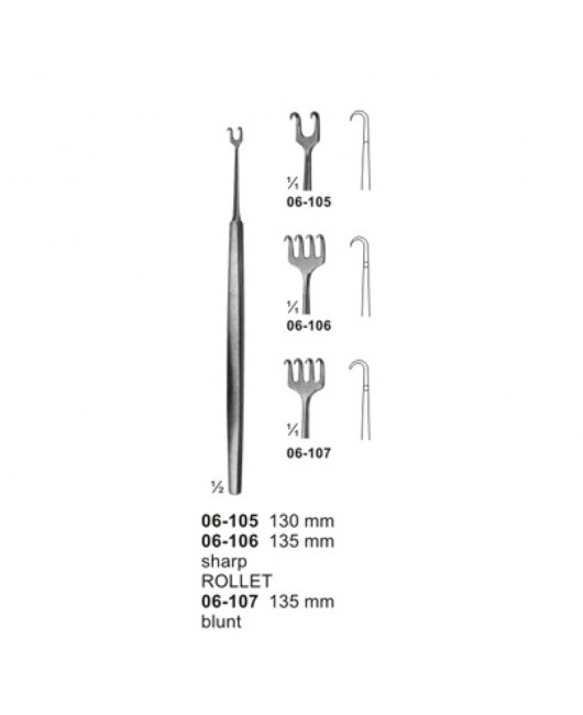 Fine Wound Retactors (Dura-and Skin Retractors)