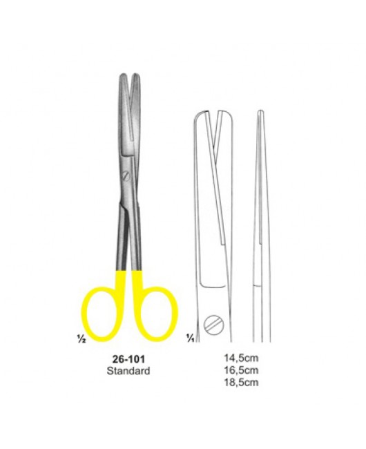 Scissors with Tungsten Carbide Inserts