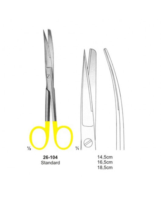 Scissors with Tungsten Carbide Inserts