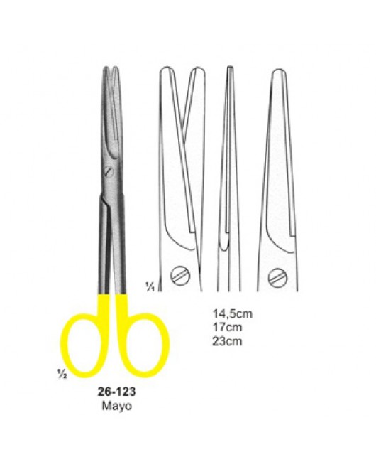 Scissors with Tungsten Carbide Inserts